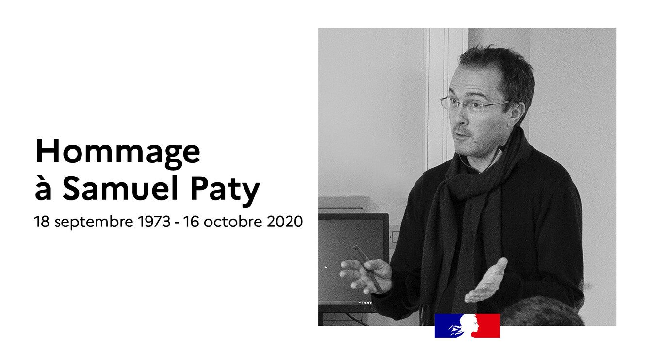 Hommage à Samuel PATY-Lundi 17 octobre 2022