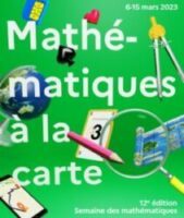 Semaine des mathématiques du 6 au 15/03