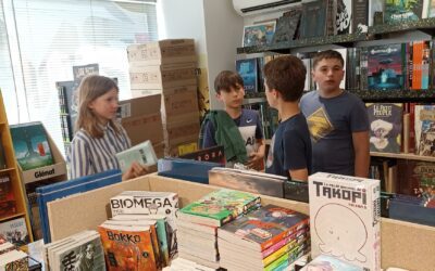 Visite de la Librairie des 3 Mondes pour les élèves de 4C