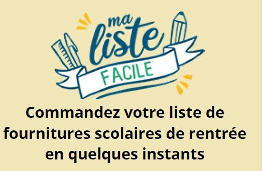 FCPE : Commande kit de fournitures scolaires Rentrée 2024